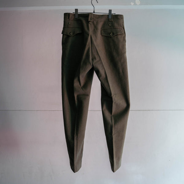 around 1970s Italian military wool battle dress pants 'dead stock'