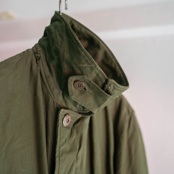 1950-80s Swedish military M-59 coat with liner