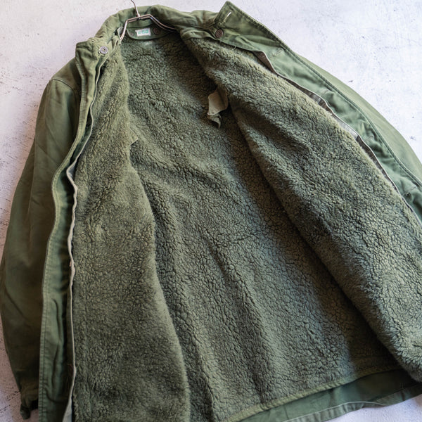 1950-80s Swedish military M-59 coat with liner