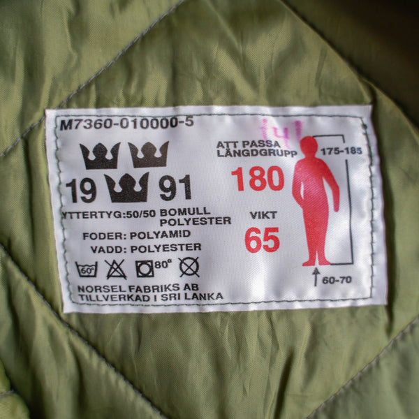 1990s Swedish military M-90 cold weather parka