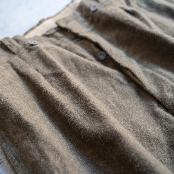 1950-70s French military M-52 brown wool pants -2