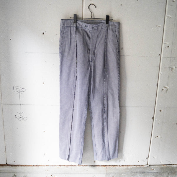 around 1980s Europe chef × chef docking wide pants