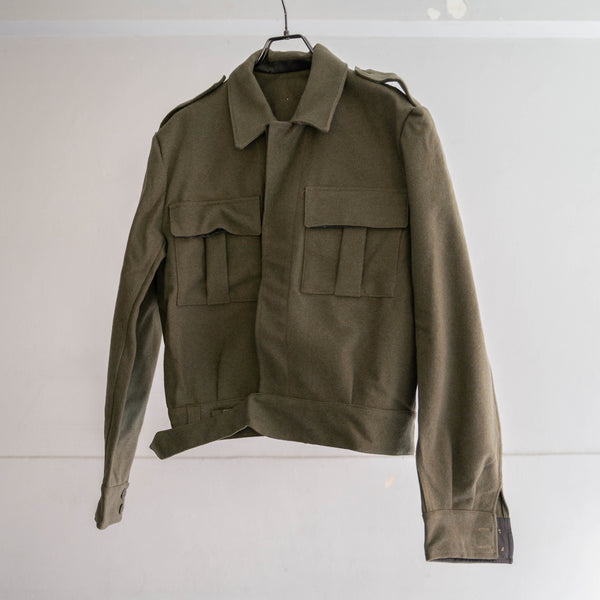 around 1970s Italian military wool battle dress jacket 'dead stock'