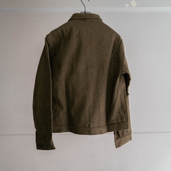 1960-70s Italian military khaki wool short jacket ‘dead stock’