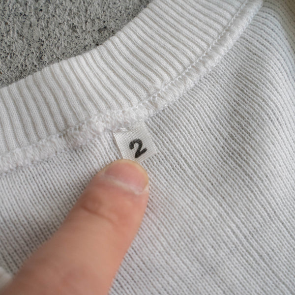 Italian military short sleeve v-neck summer knit 'dead stock'