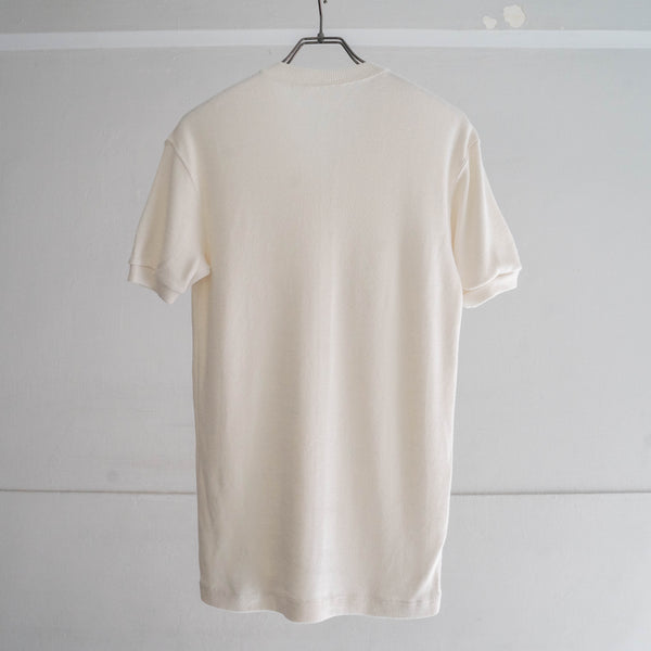 Italian military short sleeve v-neck summer knit 'dead stock'