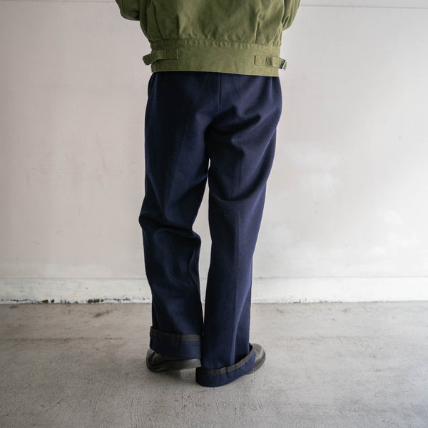 1960-70s German military navy wool sailor pants 'dead stock'