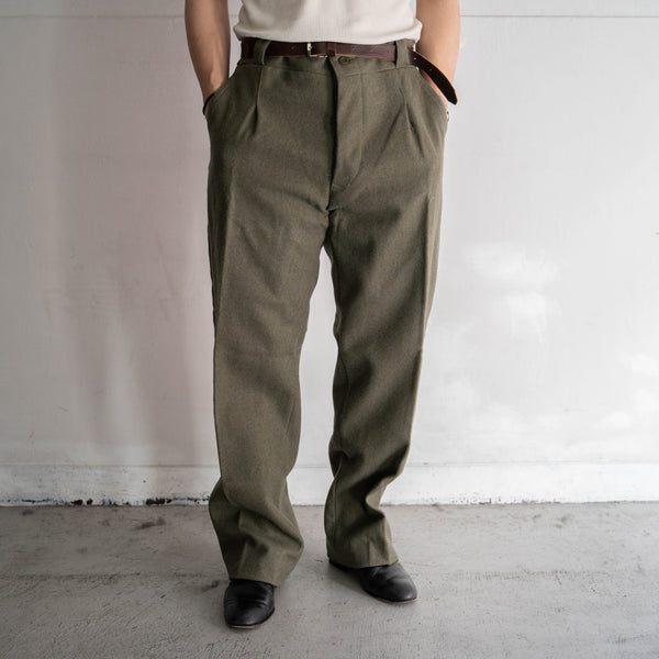 around 1970s Italian military wool battle dress pants 'dead stock'