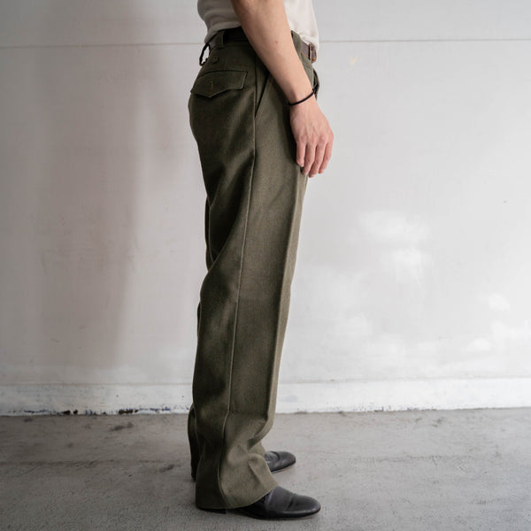 around 1970s Italian military wool battle dress pants 'dead stock'