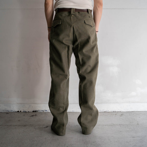 around 1970s Italian military wool battle dress pants 'dead stock'