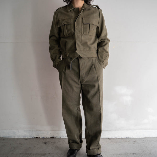 around 1970s Italian military wool battle dress jacket 'dead stock'