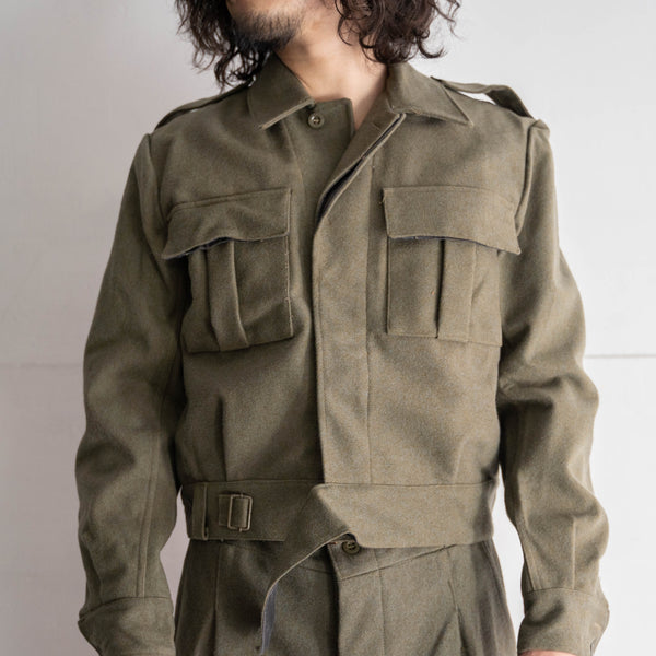 around 1970s Italian military wool battle dress jacket 'dead stock'