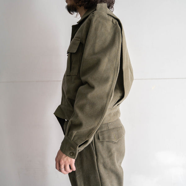 around 1970s Italian military wool battle dress jacket 'dead stock'