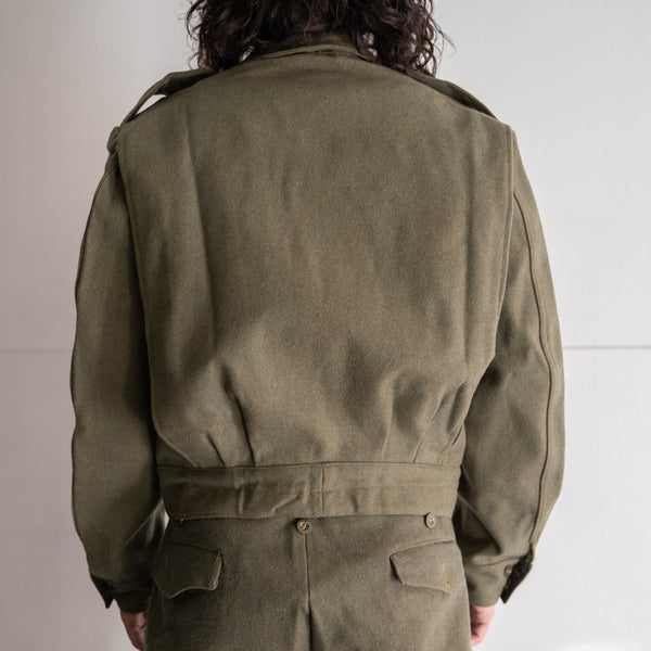 around 1970s Italian military wool battle dress jacket 'dead stock'