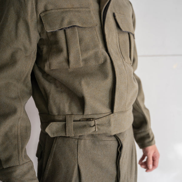 around 1970s Italian military wool battle dress jacket 'dead stock'