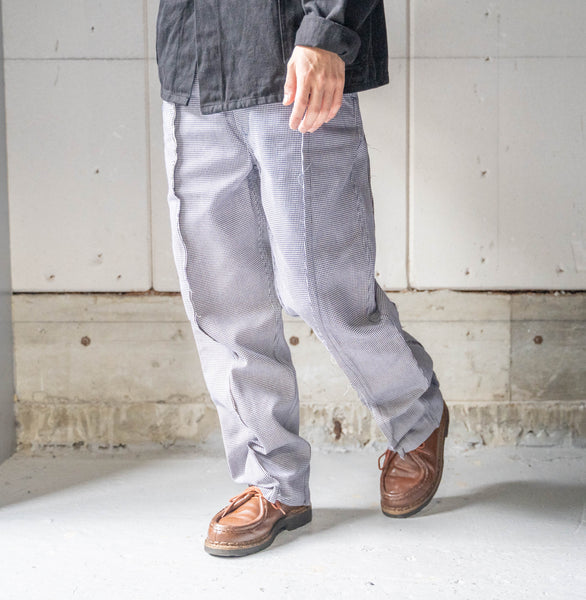 around 1980s Europe chef × chef docking wide pants