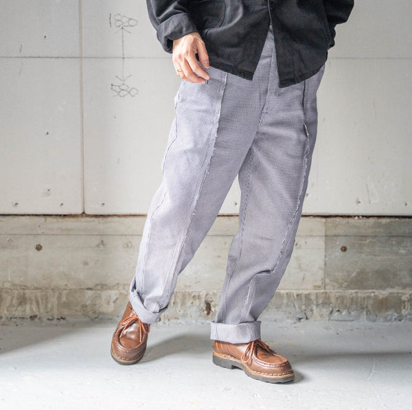 around 1980s Europe chef × chef docking wide pants