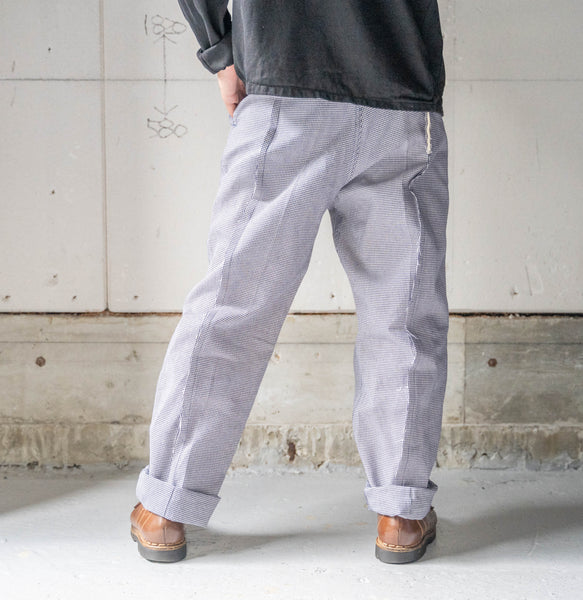 around 1980s Europe chef × chef docking wide pants