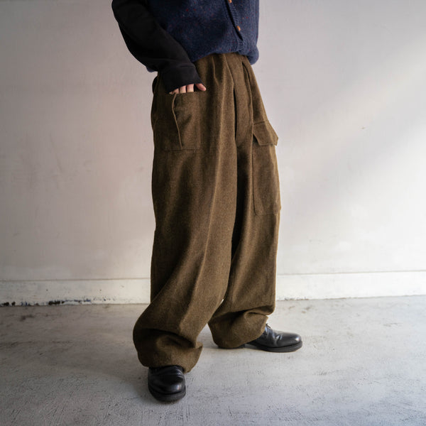 1950s Belgium military wool battle dress pants 'dead stock'
