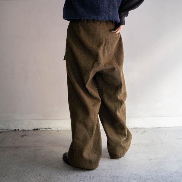 1950s Belgium military wool battle dress pants 'dead stock'