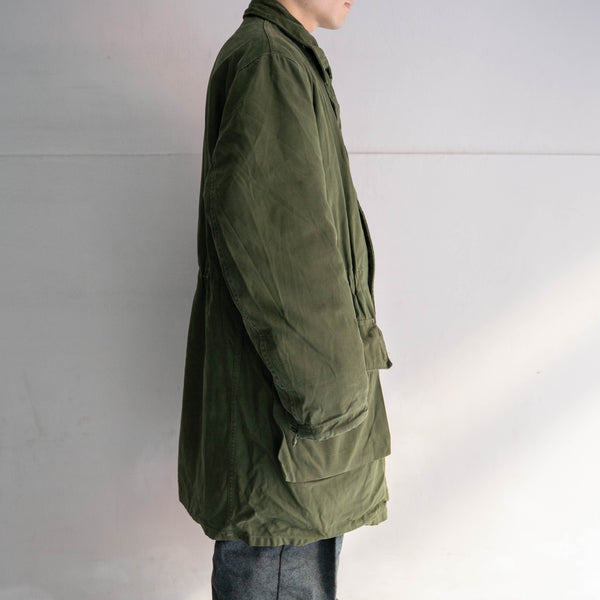 1950-80s Swedish military M-59 coat with liner