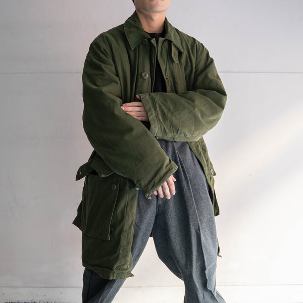 1950-80s Swedish military M-59 coat with liner