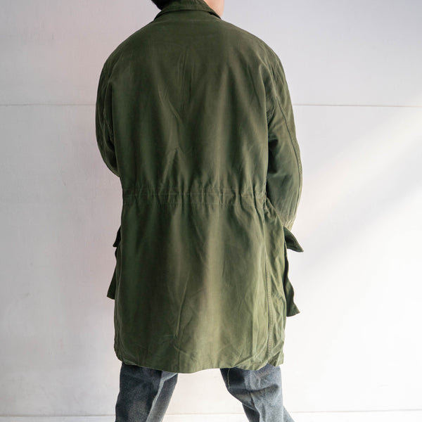 1950-80s Swedish military M-59 coat with liner