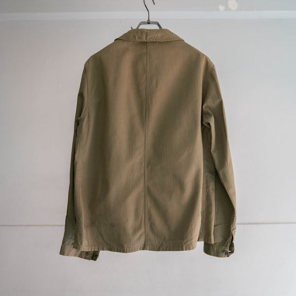 1940s Europe work jacket -using US military fabric-