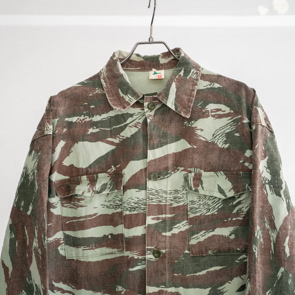 around 1960s France camouflage hunting jacket