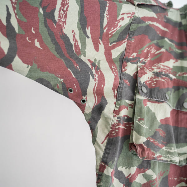 around 1960s French military type lizard camo paratrooper jacket 'civilian type'