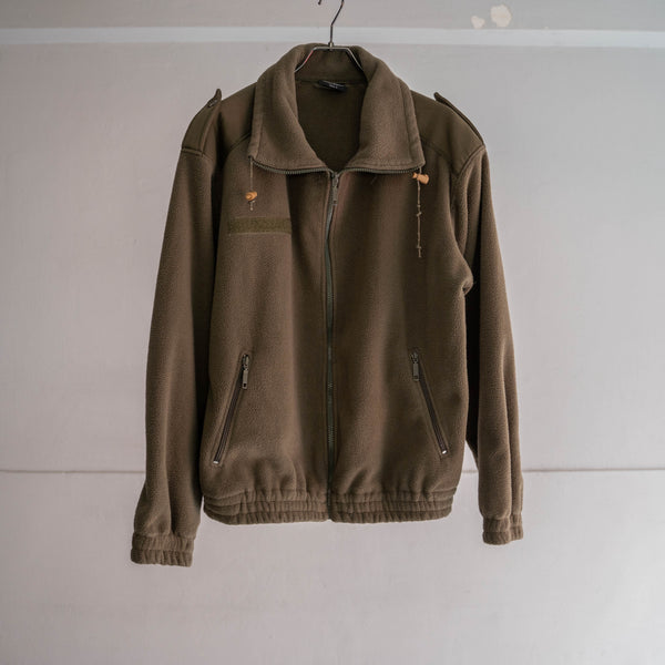 1990s MIL-TEC brown khaki fleece blouson