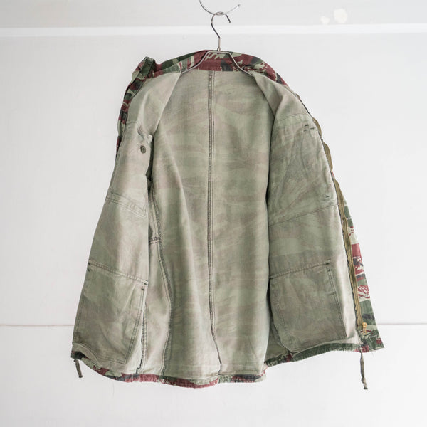 around 1960s French military type lizard camo paratrooper jacket 'civilian type'