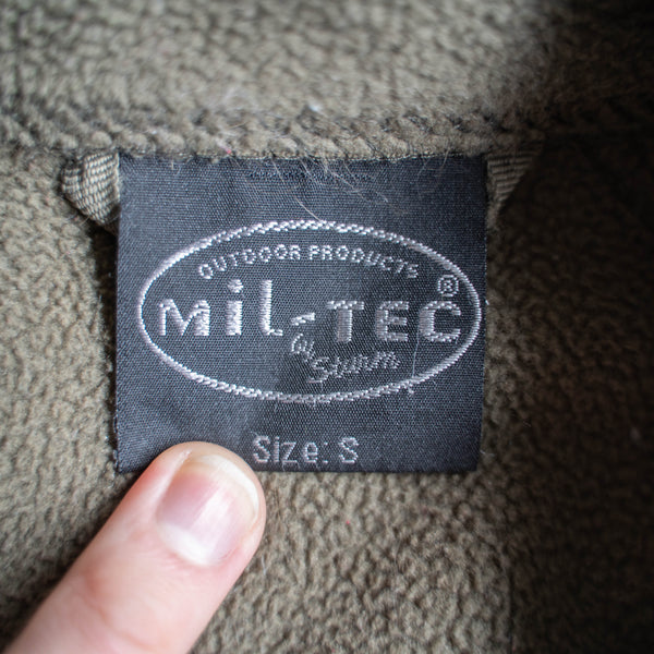 1990s MIL-TEC brown khaki fleece blouson