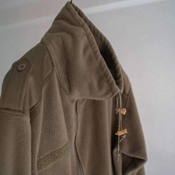1990s MIL-TEC brown khaki fleece blouson