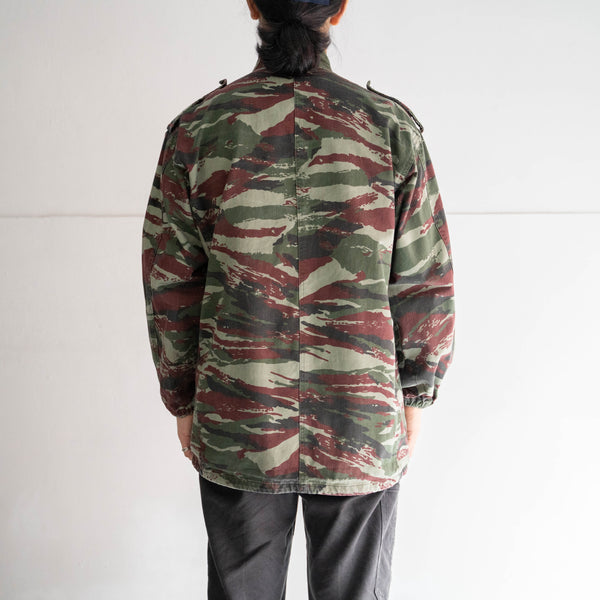 around 1960s French military type lizard camo paratrooper jacket 'civilian type'