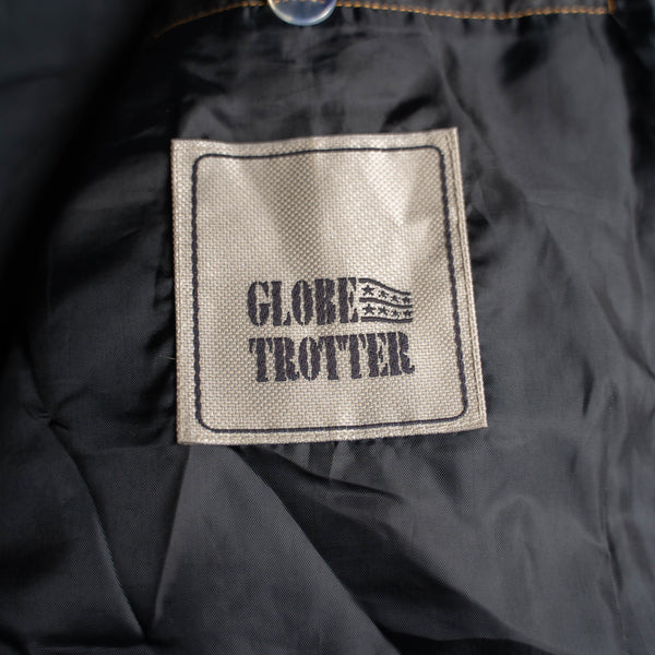 1990-00s silver gray tech half coat