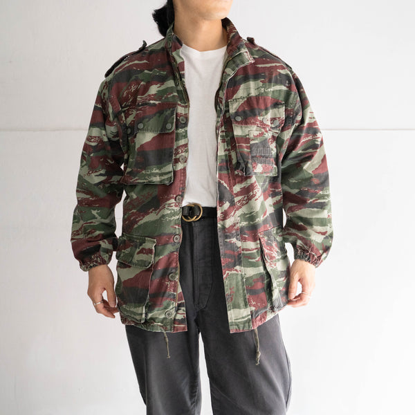 around 1960s French military type lizard camo paratrooper jacket 'civilian type'