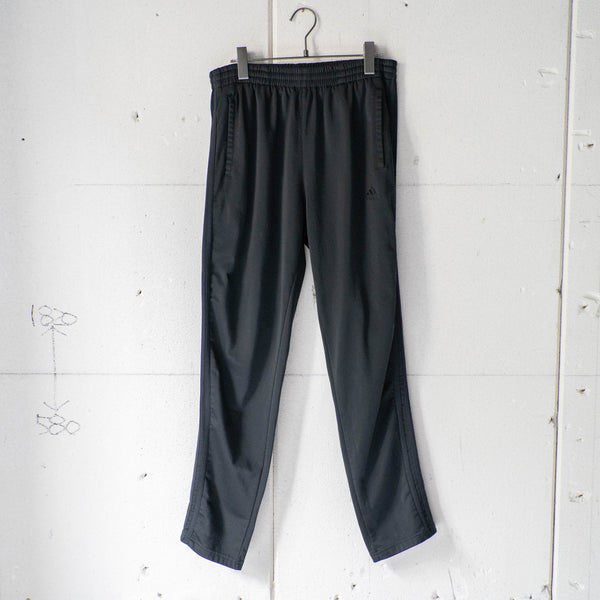 2000s 'adidas' black color tapered track pants