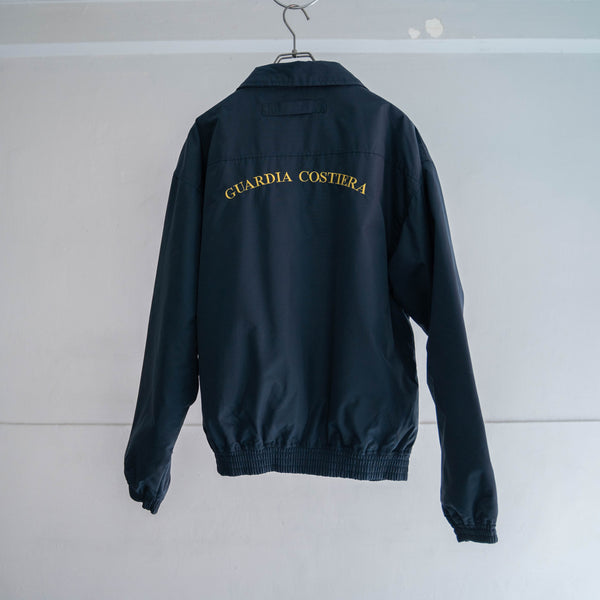 2000s Italian government navy nylon blouson 'mint condition'