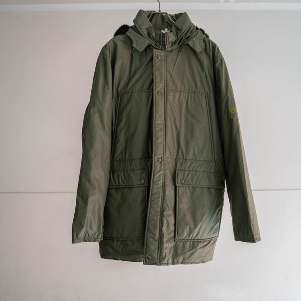 1990-00s Italy green tech half coat 'mint condition'