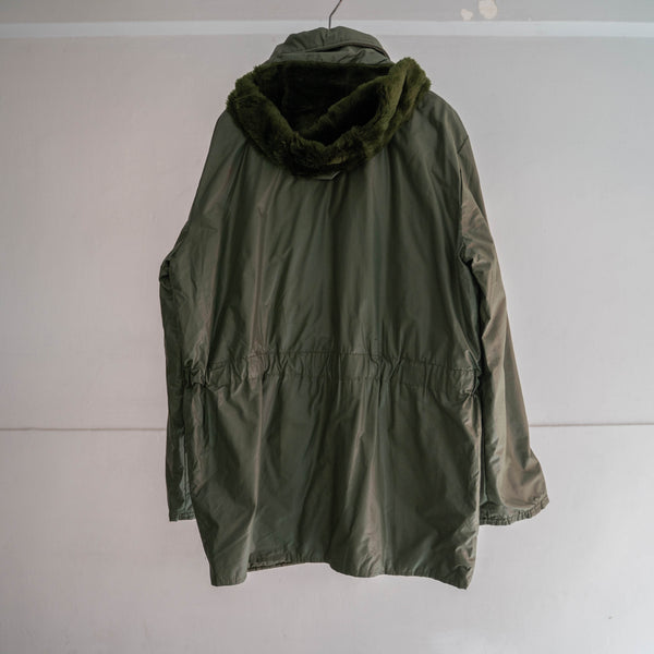 1990-00s Italy green tech half coat 'mint condition'