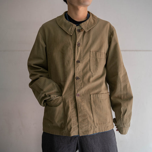 1940s Europe work jacket -using US military fabric-