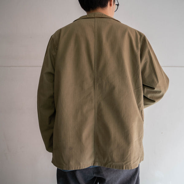 1940s Europe work jacket -using US military fabric-