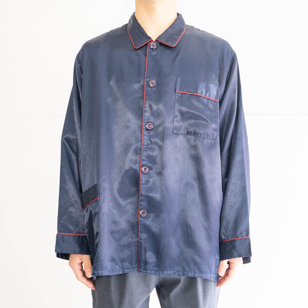 around 1990s Germany dark navy color pajama shirt