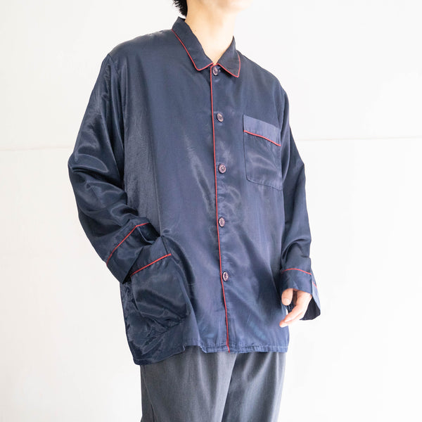 around 1990s Germany dark navy color pajama shirt