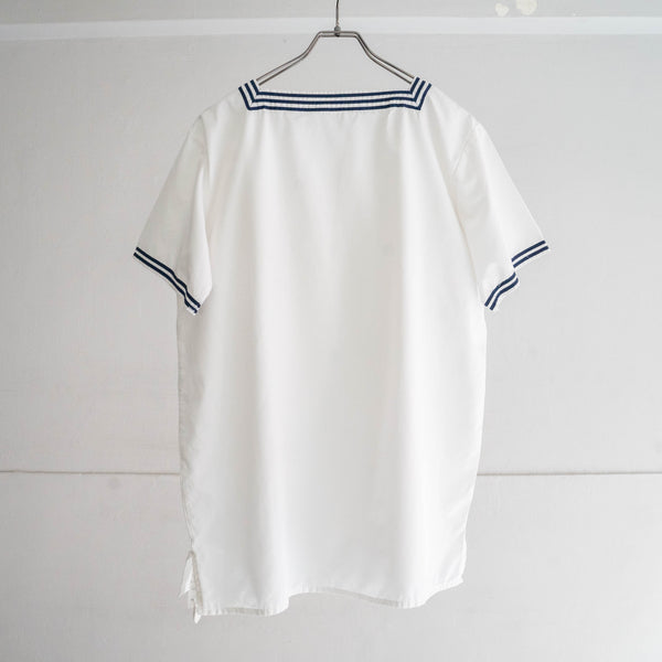 around 1960s French military sailor short sleeve tops