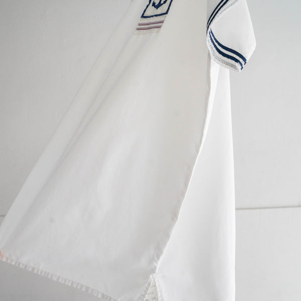 around 1960s French military sailor short sleeve tops