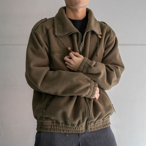 1990s MIL-TEC brown khaki fleece blouson