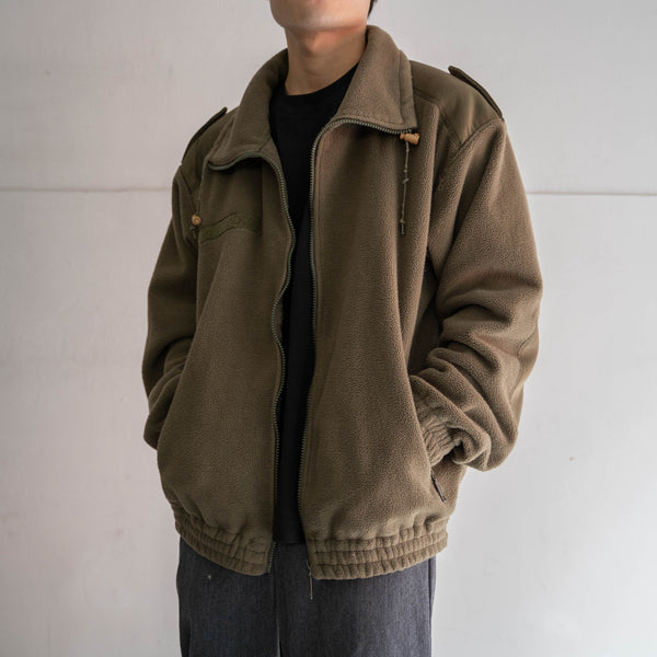1990s MIL-TEC brown khaki fleece blouson