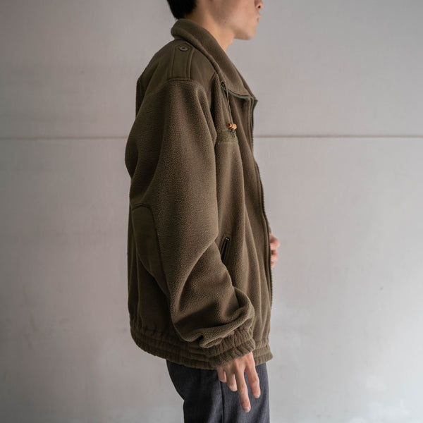 1990s MIL-TEC brown khaki fleece blouson